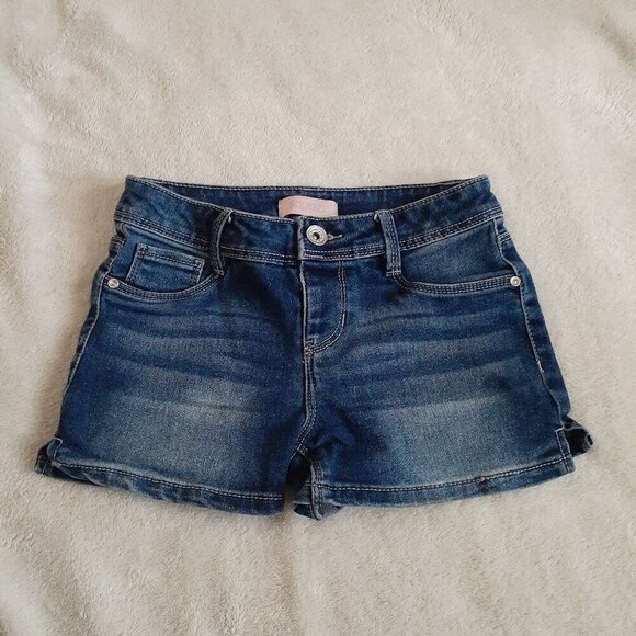 Bundle of 2 Girl's Size 8 Denim & Chino Summer Shorts - Picture 8 of 14
